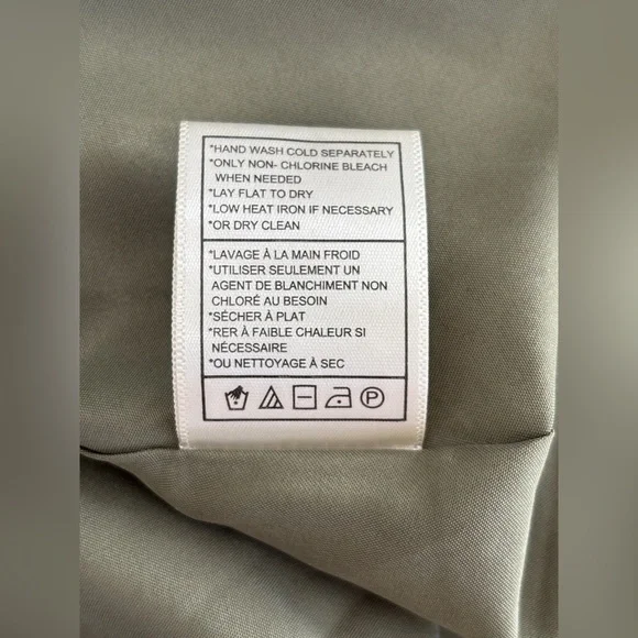 NWOT Steve Madden Mini Dress Size S Olive Green Subtle Leopard Print Faux Wrap - Picture 6 of 8